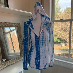 Tie-dye Zip Up Hoodie